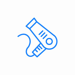 hair dryer icon sign vector