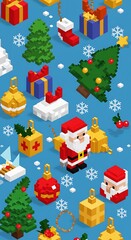 Pixelated Winter Wonderland