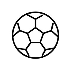 Fototapeta premium Soccer Ball Icon Representing Sports, Recreation, and Athletic Activity