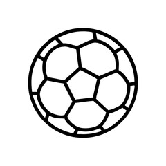Obraz premium Soccer Ball Icon Representing Sports, Recreation, and Athletic Activity