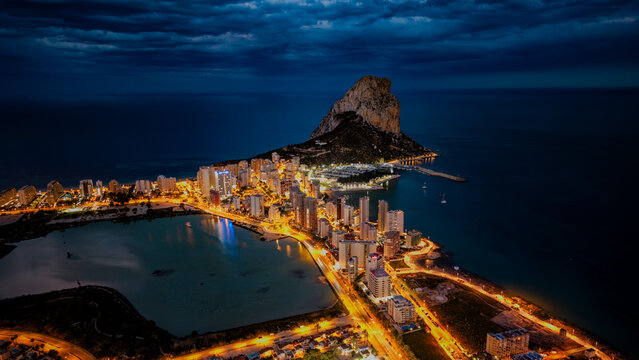 Calp Night Skyline