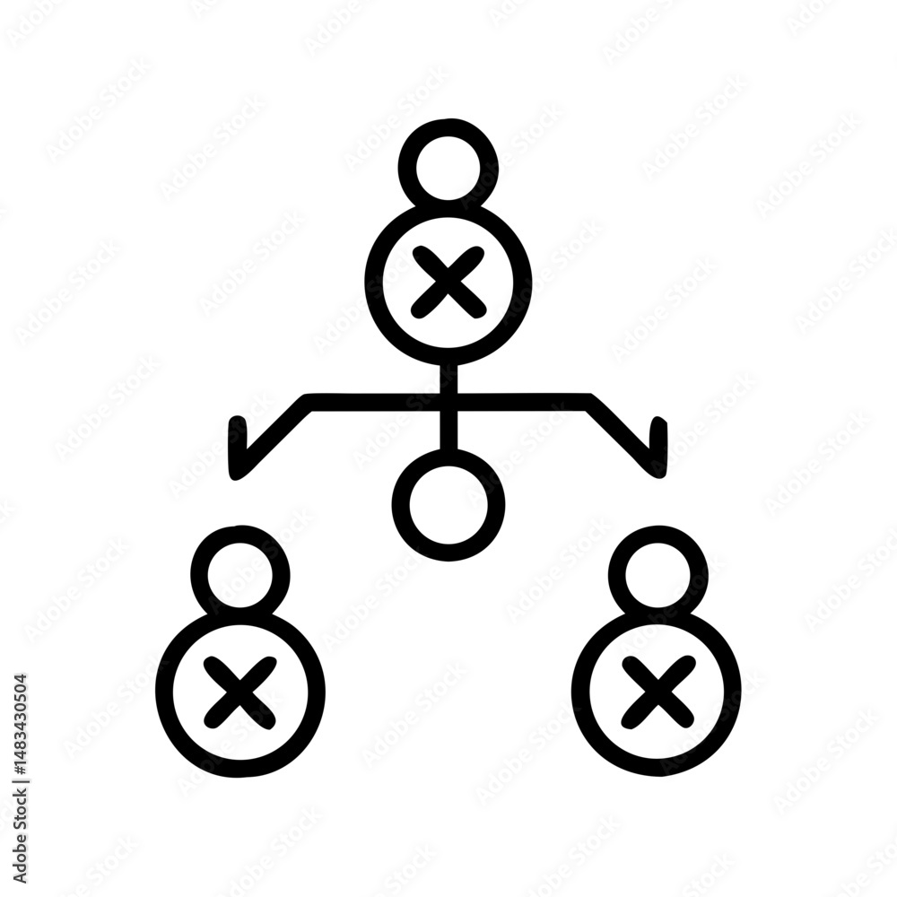 Poster User Connection with Decision Icons Representing Interactive Choice, Social Input, and Network-Based Decision Making