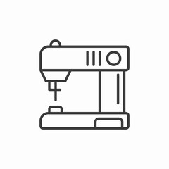 sewing machine needle icon sign vector