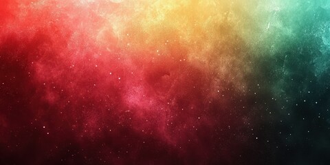 Colorful cosmic background with vibrant hues and sparkling stars creating a dreamy atmosphere