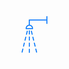shower head icon sign vector