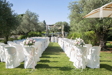 allestimento per matrimonio o eventi