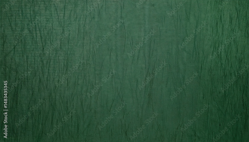 Fototapete textured green fabric background for branding, web design, and print media with subtle diagonal patt