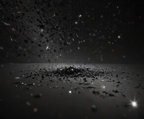 Inky blackness sprinkled with diamond-like stars ,  wallpaper,  sky