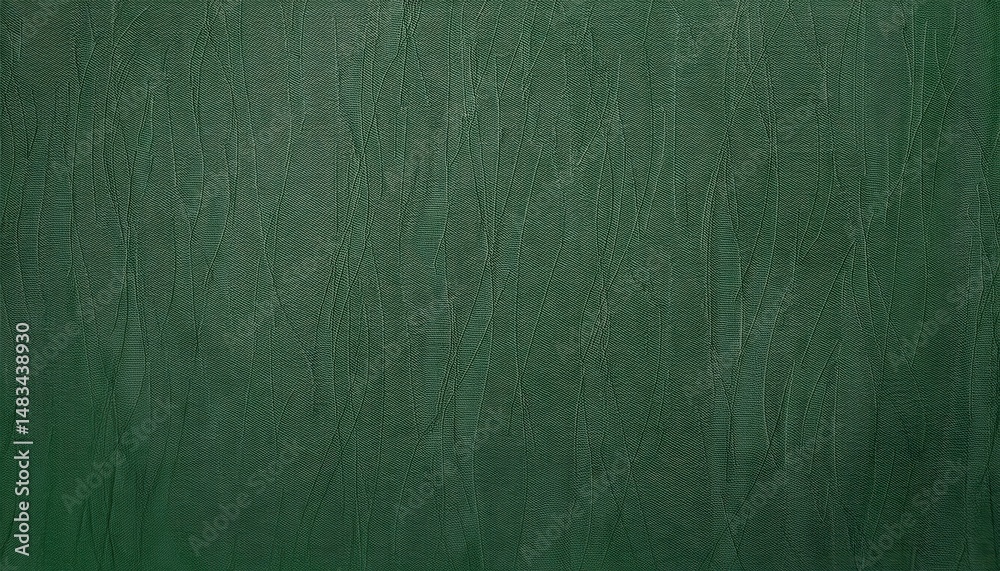 Aufkleber textured green fabric background for branding, web design, and print media with subtle diagonal patt