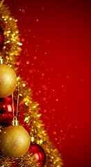 Crimson & Gold Holiday Sparkle