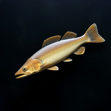 The Bowfin, Amia calva,- "living fossil." ,fossil fish