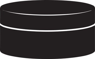 Cosmetic Case Silhouette Vector | Clean Black Vector Art for Spa and Beauty Illustration