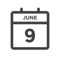 June 9 Calendar Day or Calender Date for Deadline - Appointment