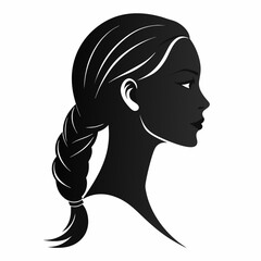 silhouette of a girl