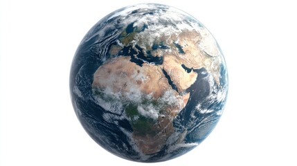 Obraz premium Earth globe, detailed view