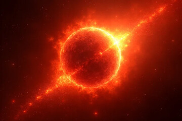 Fototapeta premium sun and space