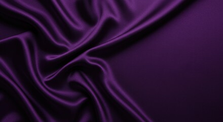 Luxurious Purple Silk Fabric Texture