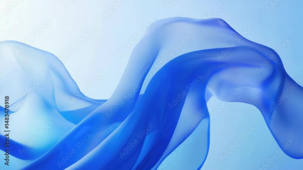 Poster a close-up shot of a blue and white background, suitable for use in graphic design or as a texture