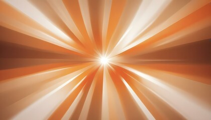 Obraz premium A bright and energetic abstract artwork displaying a radiating light and orange colors.