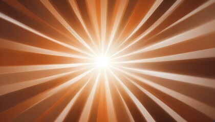 Obraz premium A stunning sunburst background featuring orange and brown rays radiating from a bright center.