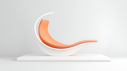 Modern, organic lounge chair