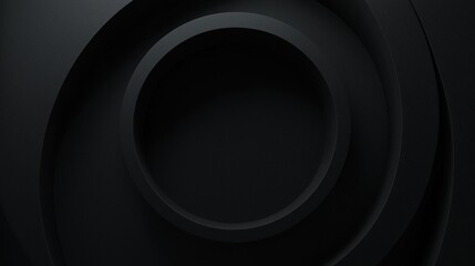 a black, abstract design.