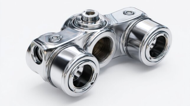 High-precision, chrome-plated automotive joint