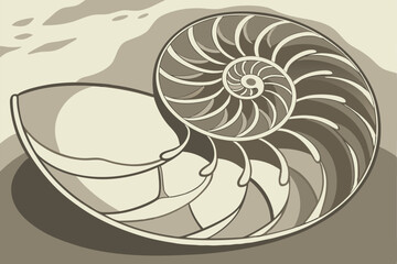 Obraz premium 117 mussel, shell, freshwater, bivalve mollusk, close-up, detailed, photorealistic, high resolution