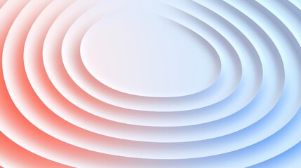 A digital illustration of concentric circles in red and blue, with a gradient effect.