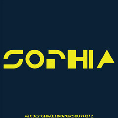 Unique and elegant serif display font vector