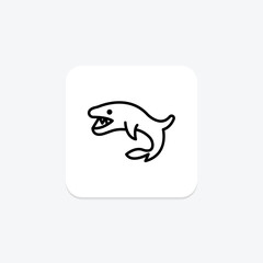 Cookiecutter Shark, vector, pixel perfect, illustrator file