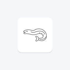 Eel, vector, pixel perfect, illustrator file