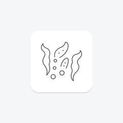 Obraz premium Algae, vector, pixel perfect, illustrator file
