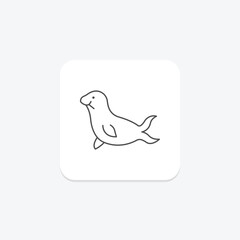 Seal, vector, pixel perfect, illustrator file
