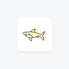 Shark, vector, pixel perfect, illustrator file
