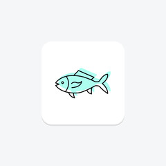 Glassfish, vector, pixel perfect, illustrator file