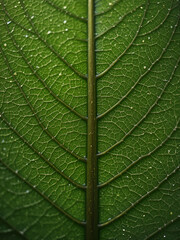 Obraz premium a close up of a leaf