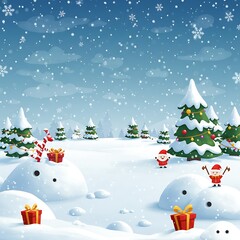 Snowy Day Christmas Whimsy