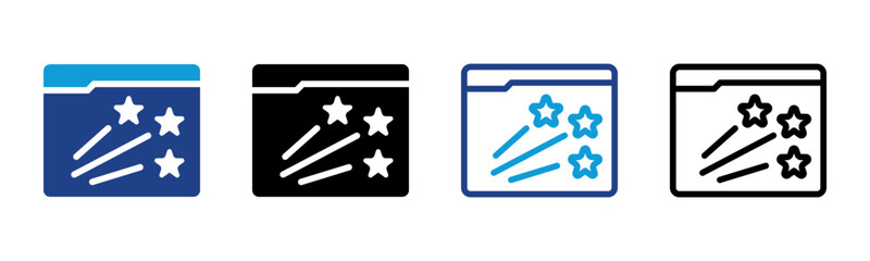 Feedback icon sheet multiple style collection