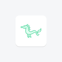 Sea Dragon, vector, pixel perfect, illustrator file