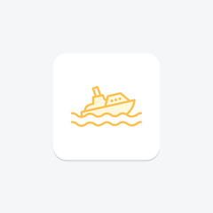 Obraz premium Shipwreck, vector, pixel perfect, illustrator file