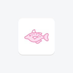 Triggerfish, vector, pixel perfect, illustrator file