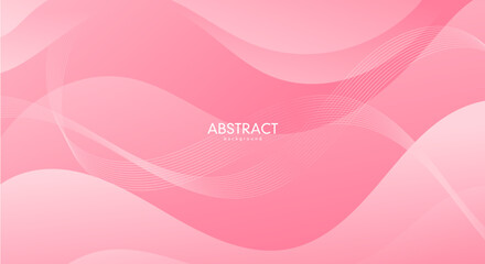 Abstract pink background with waves