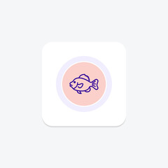 Frogfish, vector, pixel perfect, illustrator file