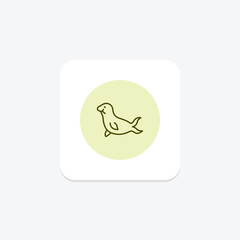 Seal, vector, pixel perfect, illustrator file