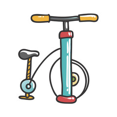 bike pump icon, bike pump vector illustration-simple illustration of bike pump, perfect for bike pump logos and icons