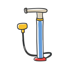 bike pump icon, bike pump vector illustration-simple illustration of bike pump, perfect for bike pump logos and icons
