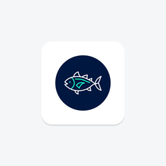 Tuna, vector, pixel perfect, illustrator file