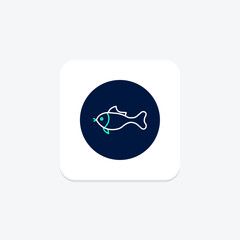 Lanternfish, vector, pixel perfect, illustrator file
