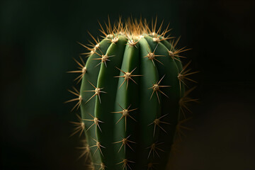 Cactus in the dark